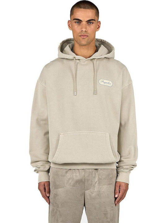 Sweatshirt with Hood Vintage Beige