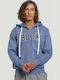 Sweatshirt with Hood Blue