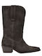 Leather Women's Boots Brown