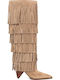 Women's Boots Heeled Beige