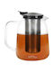 Vialli Design Teapot with Filter Glass Gray 800ml