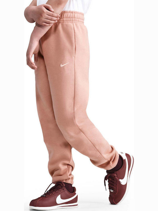 Nike Pantaloni De Trening Pentru Copii Rose Gold