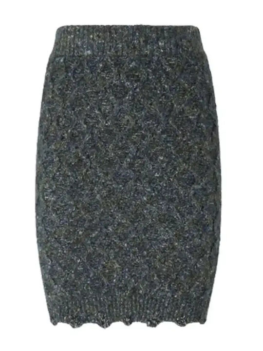 Love Understanding Mini Skirt Grigio/blù/verde
