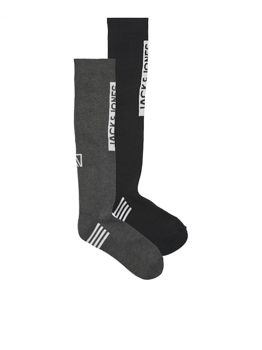 Jack & Jones Ανδρικές Κάλτσες Γκρι 2Pack