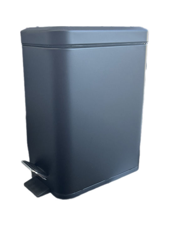 Import Hellas Plastic Perie de toaletă Închidere lentă 5lt Negru