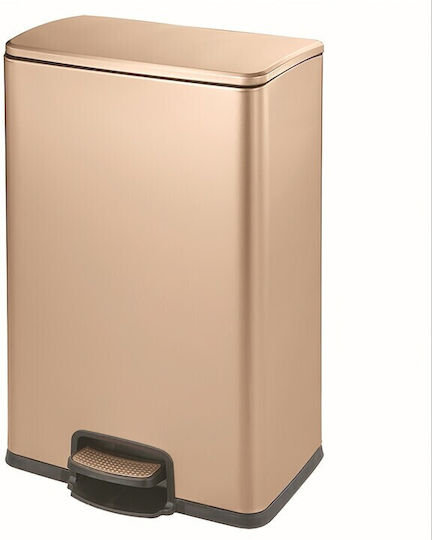 SMASH DESIGN LUXURY BINS Inox Χρυσός 40lt