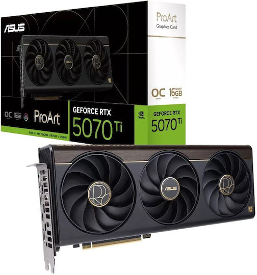 Asus GeForce RTX 5070 Ti 16GB GDDR7 ProArt OC Edition Κάρτα Γραφικών