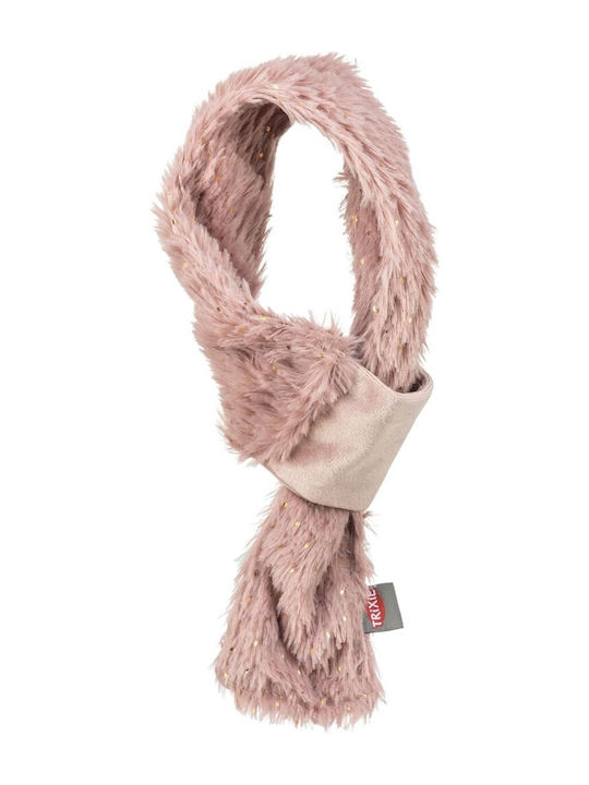 Christmas Bandana Trixie Xmas Scarf Antique Pink Velvet Pink L 90cm