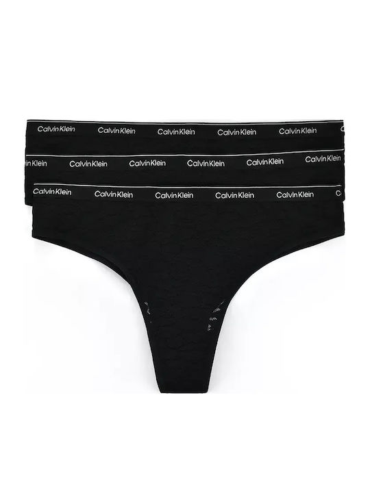 Γυναικεία Brazil 3Pack Μαύρο