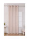 Viokarpet Vorhang mit Grommets Flavia Grau 140x285cm
