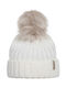Beanie Unisex Beanie Gestrickt in Beige Farbe