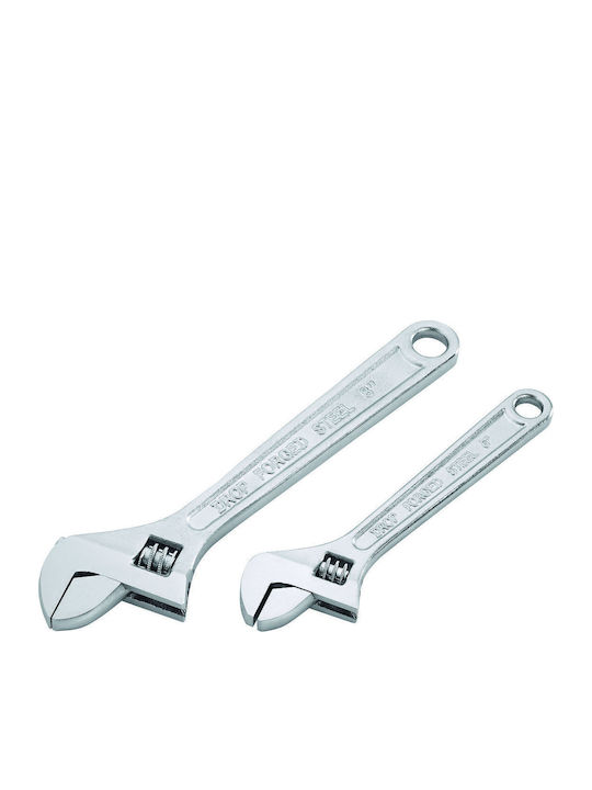Lux Tools Französische Schraubenschlüssel-Set Länge 200mm 2Stück
