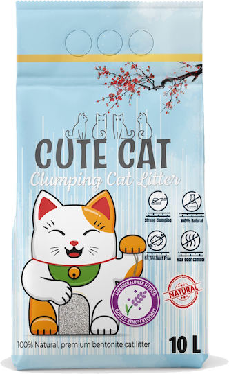 Cute Cat Katzenstreu mit Duft Lavendel 10Es