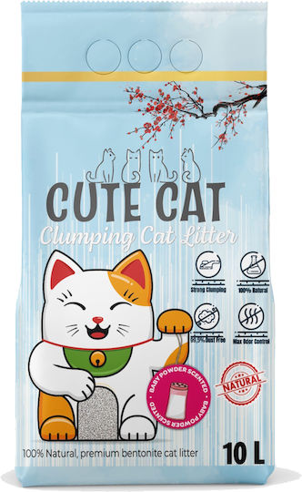 Cute Cat Cat Litter with Scent Baby Powder 10lt