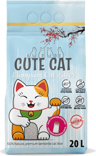 Cute Cat Άμμος Γάτας με Άρωμα Baby Powder 20lt