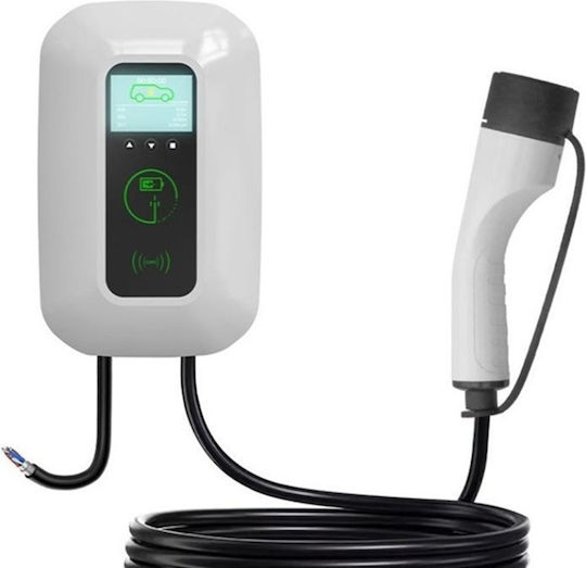 MZ-A004 Wall Mounted Single Phase 7kW Charging Station with Built-in Cable Type 2 (DFWE304-6)