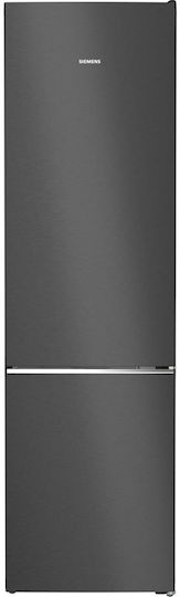 Siemens Kühl-Gefrierkombination 363Es NoFrost H203xB60xT66.5cm. Schwarz KG39NSBBF