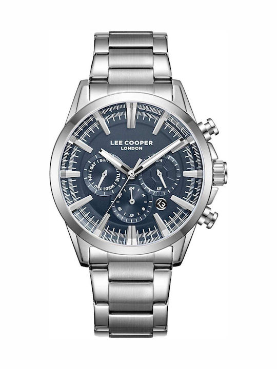 Lee Cooper Men's Watch Battery with Silver Meta...