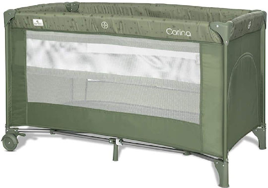 Lorelli Baby Playpen 2 Levels with Mattress Green 67x127cm