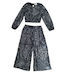 Set pentru copii cu pantaloni Iarnă 2buc Anthracite