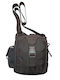 Herren Schulter / Crossbody Tasche Schwarz