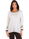 Women's Blouse Long Sleeve Ecru