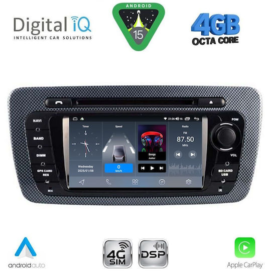 Digital IQ Car Audio System for Seat Ibiza 2008-2015 with Touch Screen 7" DIGITAL IQ BLG 446 CPA
