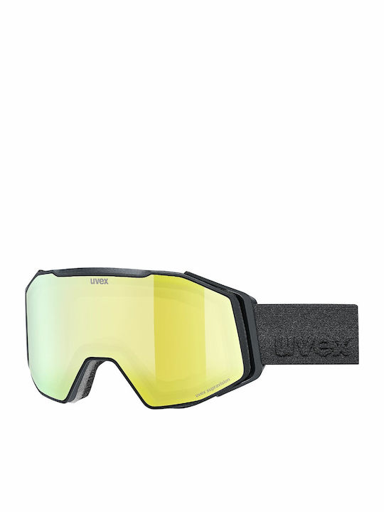 Uvex Ski- & Snowboardbrille Erwachsene Schwarz mit Linse Spiegel