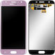 Οθόνη Lcd+touch με Μηχανισμό Αφής για Samsung Galaxy J3 2017 (Ροζ)