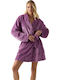 Minerva Winter Women's Robe Violet