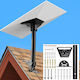 Βάση Οροφής Starlink Gen 3 Mount Heavy Duty Pivot Roof Mount Kit Compatible Gen3 V3 Starlink Standard Dish Adjustable Roof Pole Mounting Kit Starlink Gen 3 Dish Κωδ.1-per0087