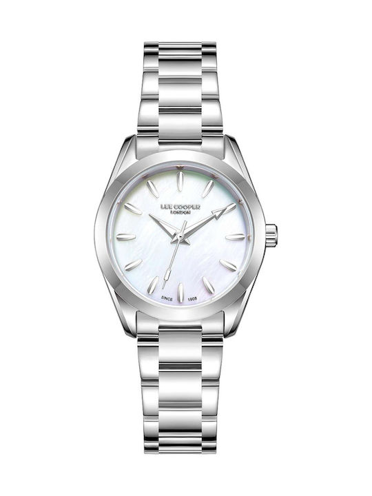 Lee Cooper Women's Watch 32mm Battery with Silver Metal Bracelet