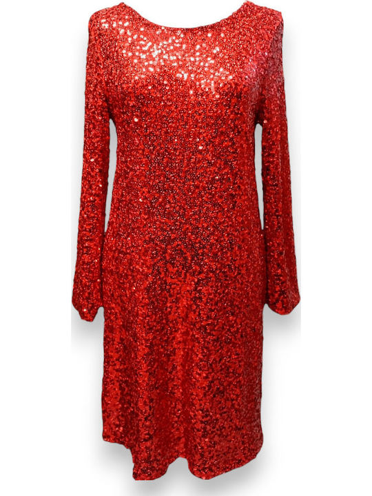 Maxi Βραδινό Φόρεμα Red