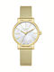 Lee Cooper Bracelet Women's Watch with Gold Metal Bracelet