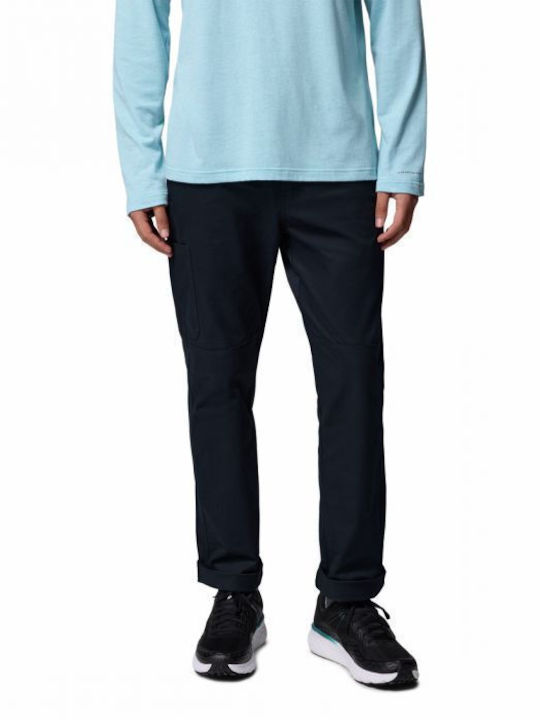 Columbia Pant Bărbați Lung Pantaloni de drumeție Negru