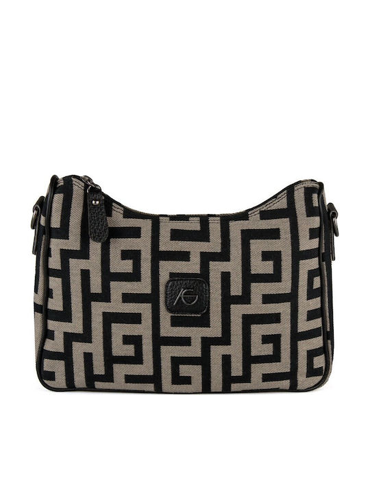 Women's Crossbody Bag Taupe mnbg-arg101-tpblk