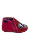 Anatomical Leather Kids Boots with Zipper Fuchsia