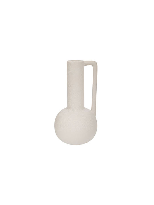 Iliadis Vază Decorativă Ceramică Bej 13x25cm 1buc