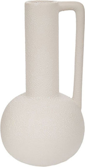 Iliadis Vază Decorativă Ceramică Bej Φ13xÎ25cm