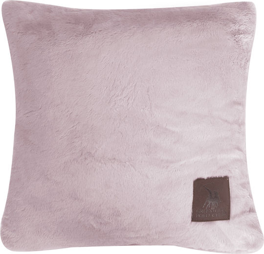 Greenwich Polo Club Greenwich Polo Club Furry Sofa Cushion Nude Color 40x40cm