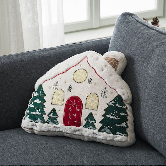 Gofis Home Weihnachtsdekoratives Kissen 38x46cm