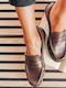 Women's Loafers in Brown Color