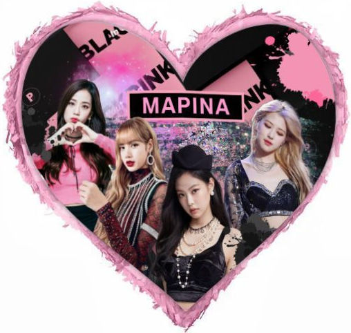 Pinata Heart Blackpink 31 X 27 Cm 553156h Bal-553156h-blackpink