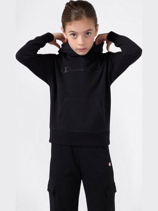 Champion Παιδικό Φούτερ Black