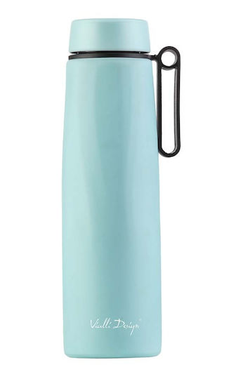 Vialli Design Fuori Sticlă Termos Plastic / Oțel inoxidabil 500ml Mint cu Mâner