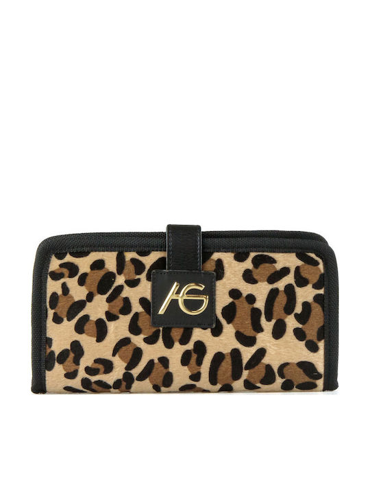 Fabric Women's Wallet Classic Brown