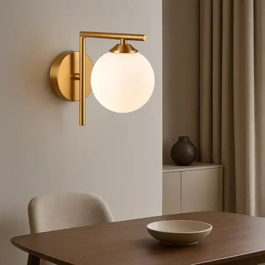 Lamp Wall with Socket G9 Gold