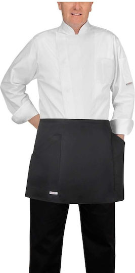 Egochef Ποδιά Σεφ / Σερβιτόρου / Barista / Bartender Μαύρη