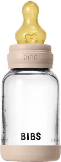 Bibs Σετ Γυάλινα Μπιμπερό Κατά των Κολικών με Θηλή Καουτσούκ για 0+ μηνών 120ml