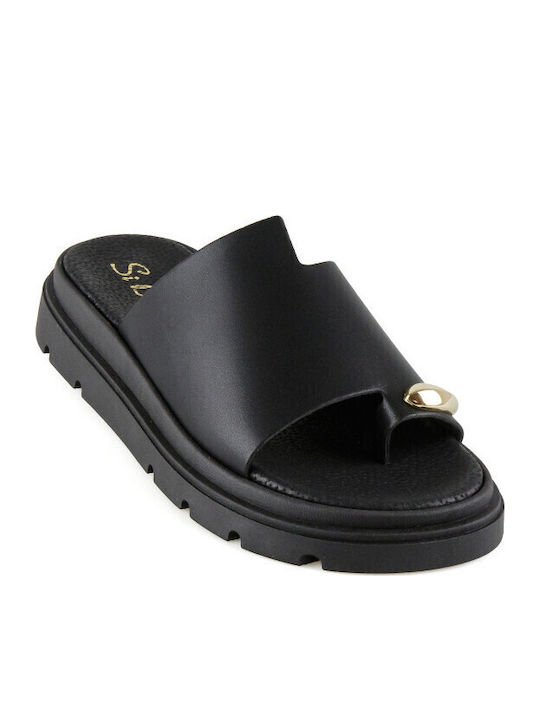 Silia D Leather Women's Flat Sandals Flatforms ...